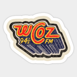 Defunct WCOZ Radio Sticker